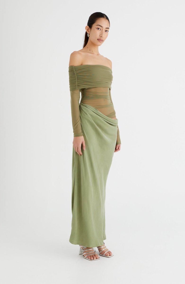 Yasmin Off-Shoulder Maxi